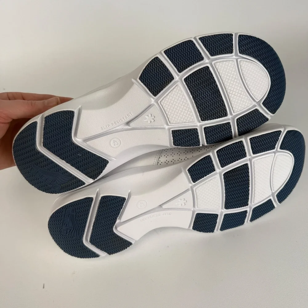 Women's Dansko Elise Sneakers White /Blue Size 42